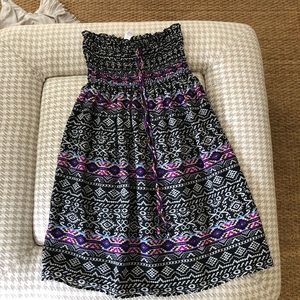 Aztec print dress/maxi skirt. Size small
